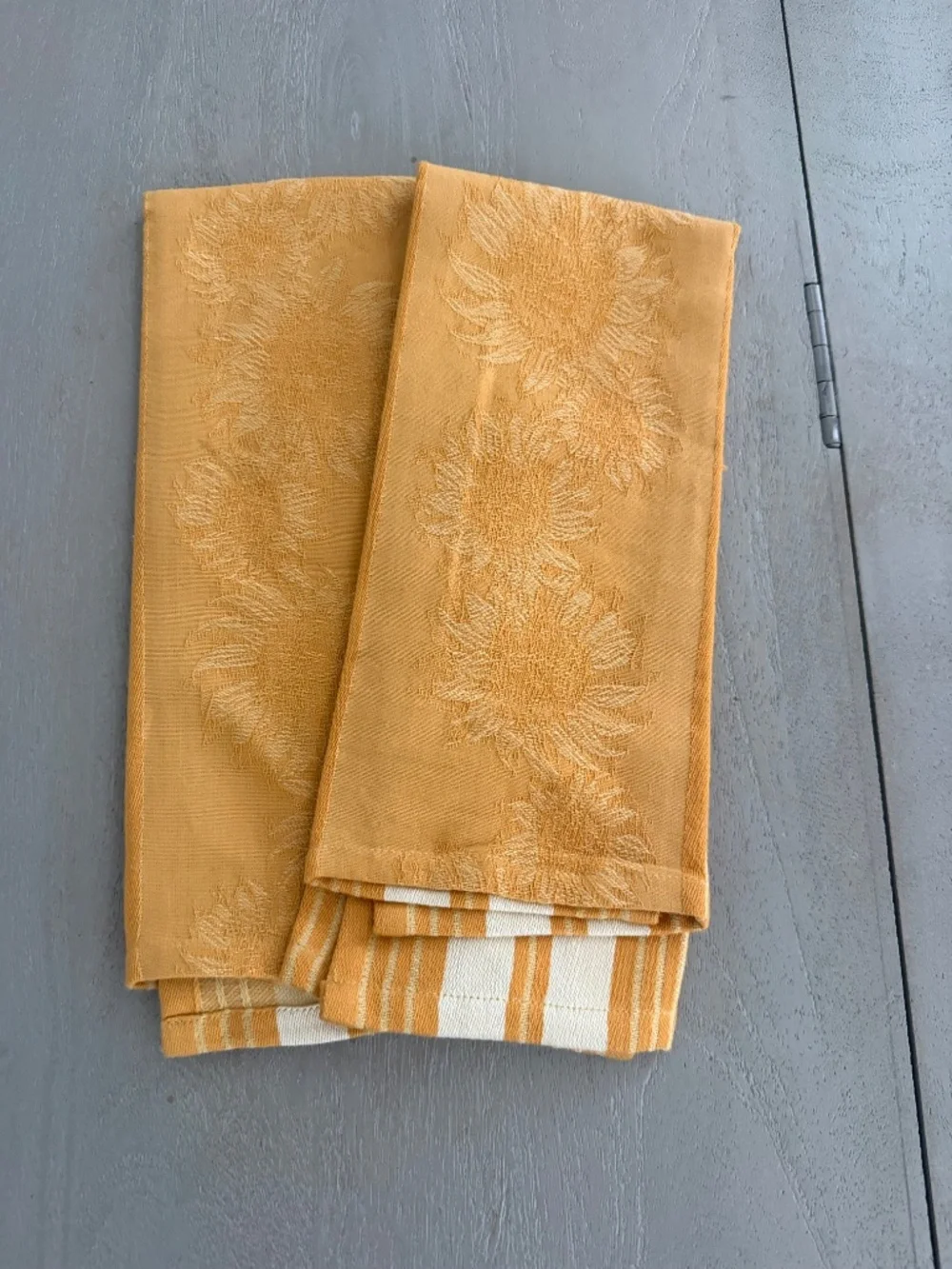 Sunflower Yellow Teatowels, Set of 2